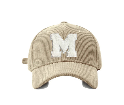 Casquette velours towel embroidery charmante audacieuse
