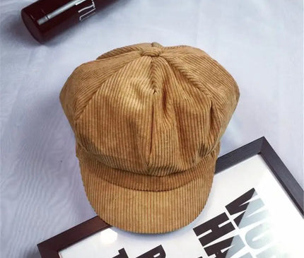 Casquette velours beret peintre raffinée espiègle