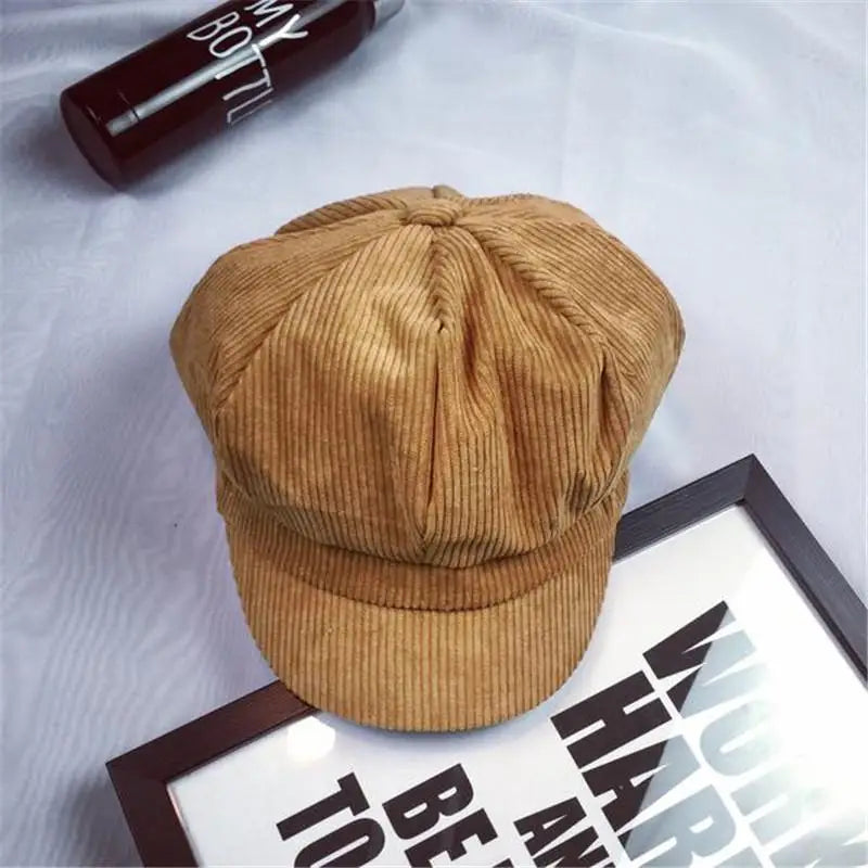 Casquette velours beret peintre raffinée espiègle