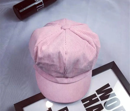 Casquette velours newsboy chic malicieuse rêveuse