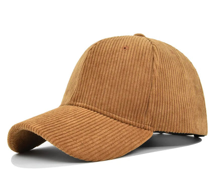 Casquette velours marron audacieuse fantaisie
