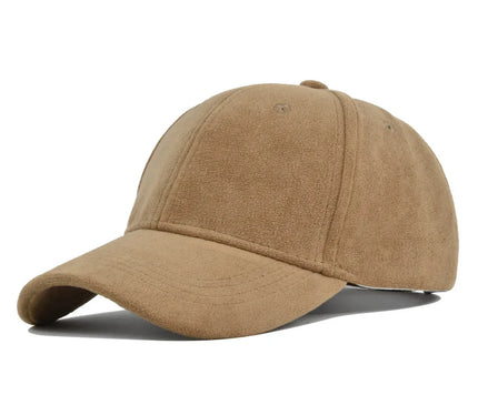 Casquette velours marron clair décontractée nomade