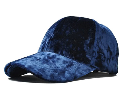 Casquette velours soie lisse élégante