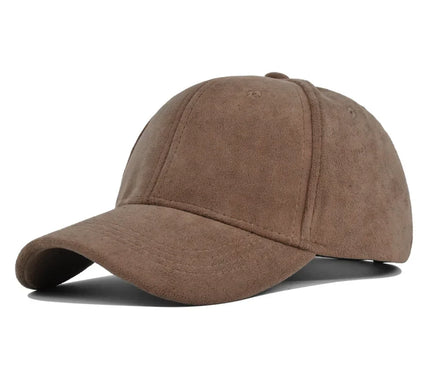 Casquette velours marron lisse souple bohème