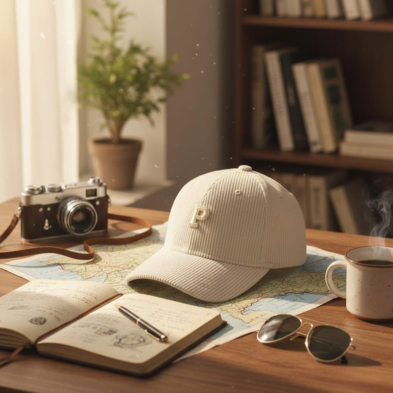 Casquette velours moelleuse audacieuse créative blanc pureté